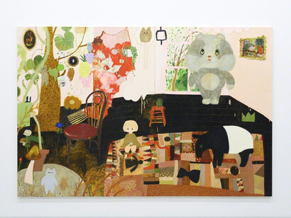 Atelier in Peach and Rose Color, Magic. Courtesy of Tomio Koyama Gallery