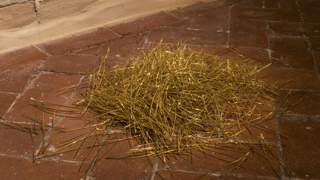 Aghi, 2018, brass | ottone, variable dimensions | dimensioni variabili. Courtesy Galleria Continua, San Gimignano / Beijing / Les Moulins / Habana. Photo Ela Bialkowska, OKNO studio