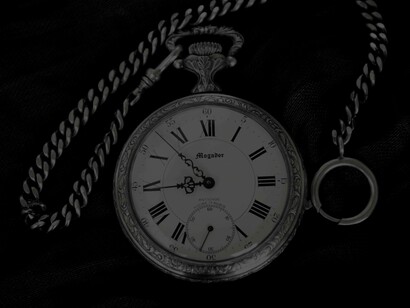 An elegant pocketwatch displaying the time for someone who values it