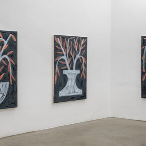 Ausstellungsansicht Pierre Klossowski + Rade Petrasevic | Eros + Beelzebub, Christine
König Galerie, Wien 2020
© Foto: Philipp Friedrich