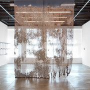Edith Dekyndt, Notes on what is what, exhibition view. Courtesy of Marian Goodman Gallery 