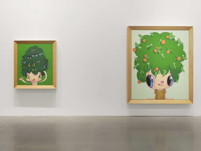 Javier Calleja, One true tree for... exhibition view. Courtesy of Almine Rech 