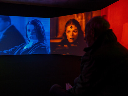 Various artists, Visual echoes, exhibition view. Courtesy of Museum der Moderne