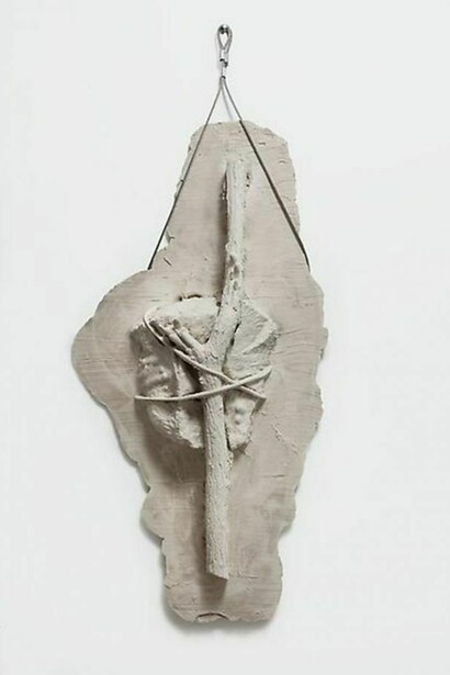 Giuseppe Penone, Germinazione (Germination), 2005, Resin, Stainless Steel, 64 15/16 x 25 9/16 x 8 5/8 in. (165 x 65 x 22 cm)
