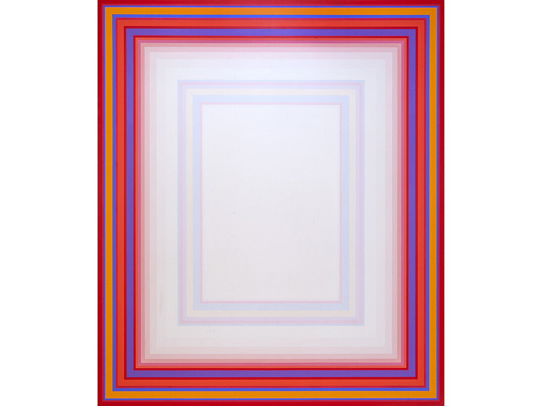Derek Hirst, Summer, 1975, cryla on canvas, © Estate of Derek Hirst, courtesy of Flowers Gallery