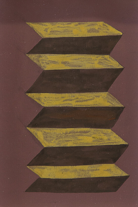 Ben Berlow, Untitled, 2013, Gouache on paper, 7 1/4 x 5 inches, 18.4 x 12.7 cm, 9 1/4 x 6 5/8 x 3/4 inches (framed), 23.5 x 16.8 x 1.9 cm © 2014 Ben Berlow