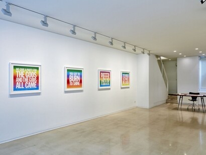John Giorno, Exhibition view. Courtesy of Cahiers d’Art