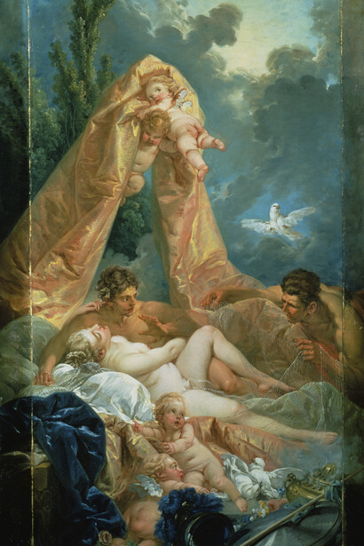 Francois Boucher, Mars and Venus Surprised by Vulcan (438)