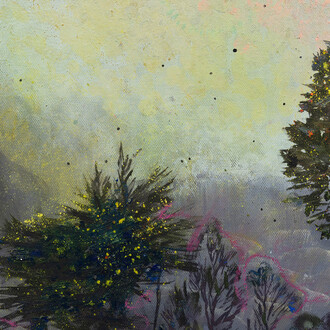 Elizabeth Magill, I’ve never felt magic, crazy as this (detail), 2026. Courtesy of Kerlin Gallery