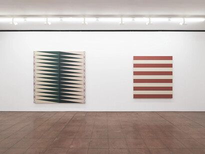 Jordan Ann Craig, The sky was once a dark blanket, exhibition view. Courtesy of Hales Gallery
