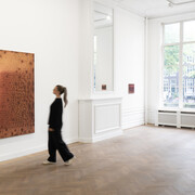 Anders Davidsen, Sowing in half-light, exhibition view. Courtesy of the Artist and GRIMM Gallery. Photo by Jonathan de Waart
