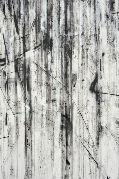 Sluff 4, acrylic and mixed media on canvas, 200x150cm