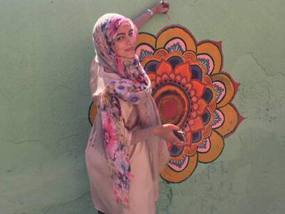 Mandala by local artist Batoul Nasser  