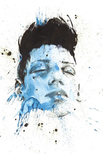 Philippe Pasqua, Constance, mixed media, 83 x 63 in