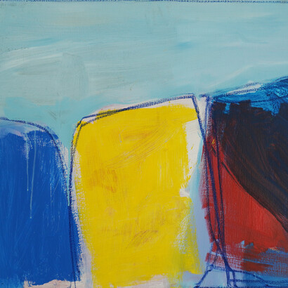 Richard Heanrs, Before colour spoke (detail), 2024-2025. Courtesy of Artbooth Gallery