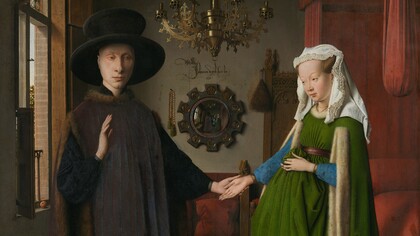 Ritratto dei coniugi Arnolfini è un dipinto a olio su tavola (81,80×59,40 cm) del pittore fiammingo Jan van Eyck, realizzato nel 1434 e conservato nella National Gallery di Londra.