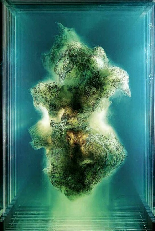 Xia Xiaowan, Landscape Taihu Rock, 2007, special pencil