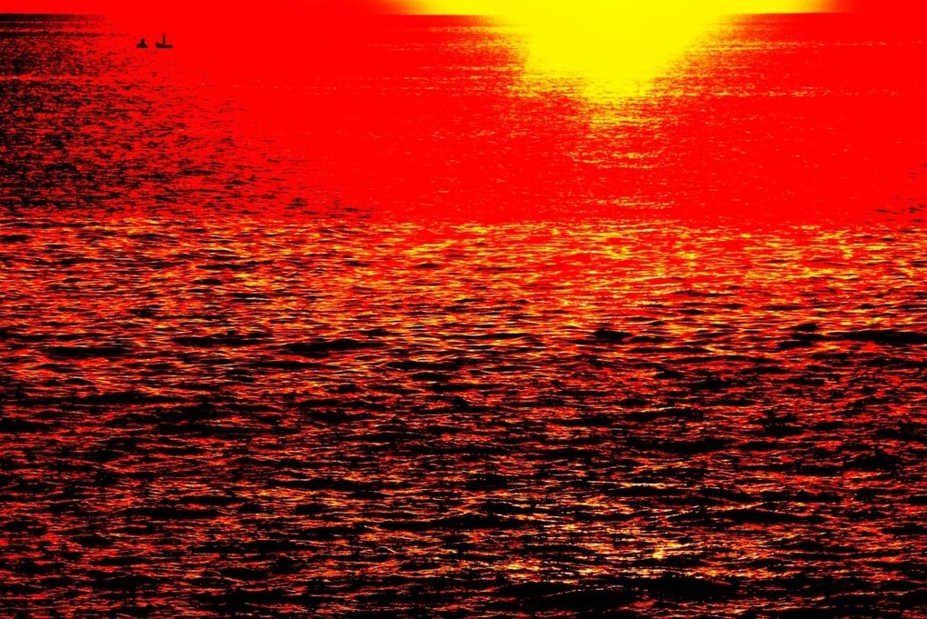 Guido Alimento, Sole colante, 2014, fotografia con elaborazione digitale, 40x60 cm
