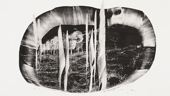 Gerhard Altenbourg, Night and Presence, 1984, 39,5 x 53,3 cm, © VG Bild-Kunst Bonn, 2017