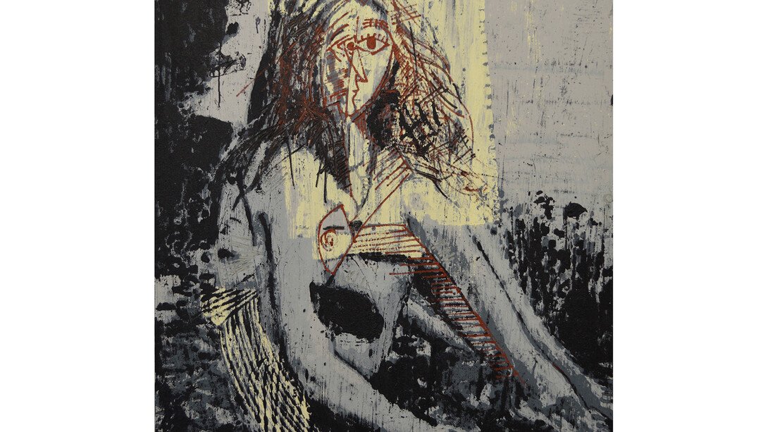 Enoc Perez, Untitled, 2014, Huile sur toile, 152 x 122 cm, Courtesy Enoc Perez et Galerie Nathalie Obadia, Paris/Bruxelles