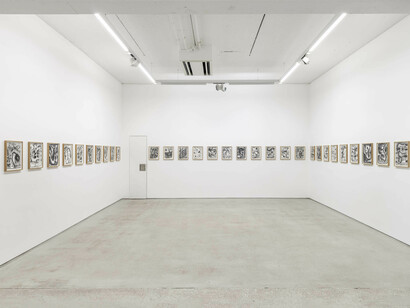 Jana Schröder, Synthetic existence: the gaze of the circuited collective, ausstellungsansicht. Mit freundlicher genehmigung der G2 Kunsthalle