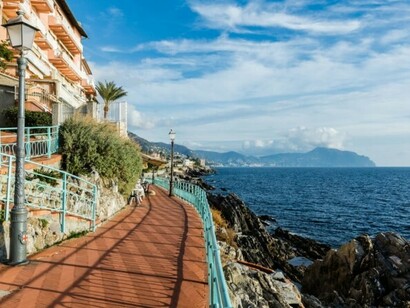 Ogni inverno si partiva per andare a trovare gli zii a Nervi