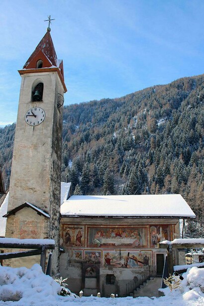 Vecchia chiesetta di Pegaia, Cogolo, Pejo, Italia. Foto di Walter Maria Calarco