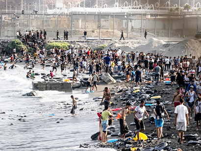 An estimated 60,000 people crossed into Ceuta from Morocco, triggering a humanitarian crisis and a large-scale border security response
