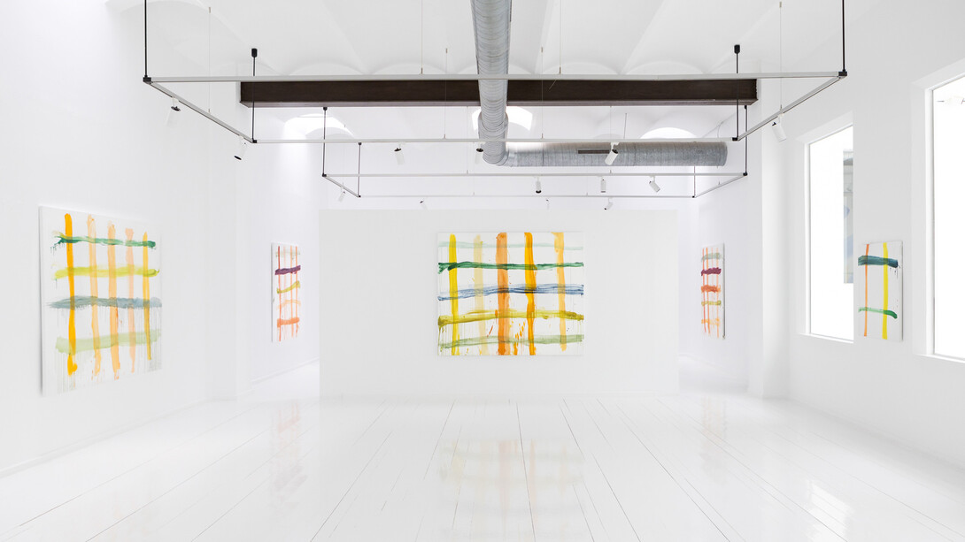 Alexander Wertheim, Empordà paintings, exhibition view. Courtesy of Alzueta Gallery