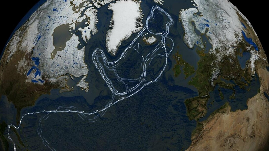 Dinâmica da circulação de água no Oceano Atlântico Norte