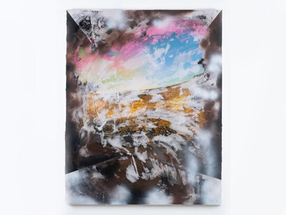 Rush Baker, The structure of ruins, exhibition view. Courtesy of Johnson Lowe Gallery