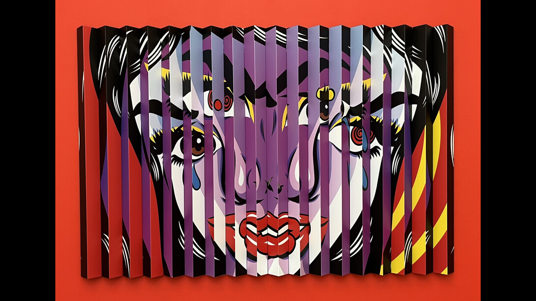 Maria Qamar, Girly Lentacular, 2023. Courtesy of the artist and Richard Taittinger Gallery