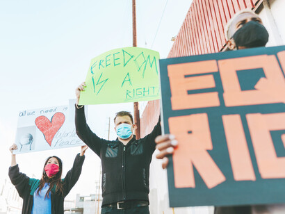 Fighting for change, freedom is a right
