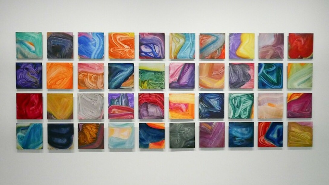 Moving through, exhibition view. Courtesy of Hathaway