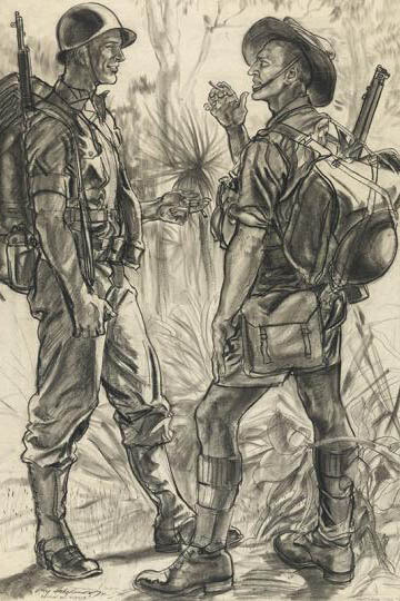 Diggers And Doughboys. Courtesy of National World War I Museum and Memorial