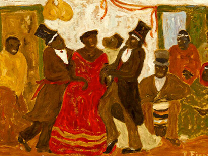 Die Afroamerikaner tanzten zum Rhythmus von Candombe und Milonga