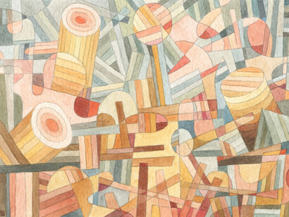 Oh Mother!, watercolour, 16 × 12 cm, Mark Weighton, 2025