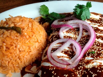 Enchiladas de mole