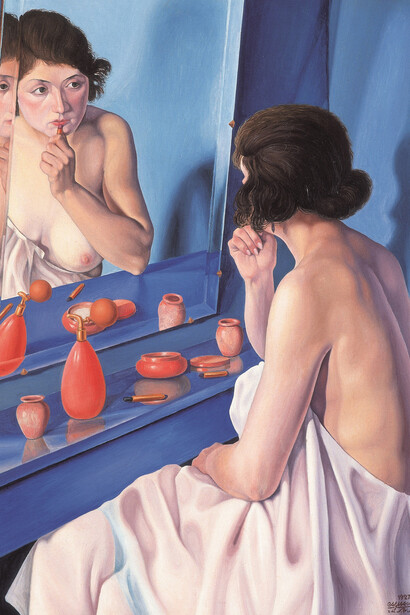 Cagnaccio di San Pietro, Donna allo specchio, 1927. Mit freundlicher genehmigung des Mart