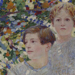 Luigi Bonazza, Fratelli in giardino, 1926. Mit freundlicher genehmigung von Mart