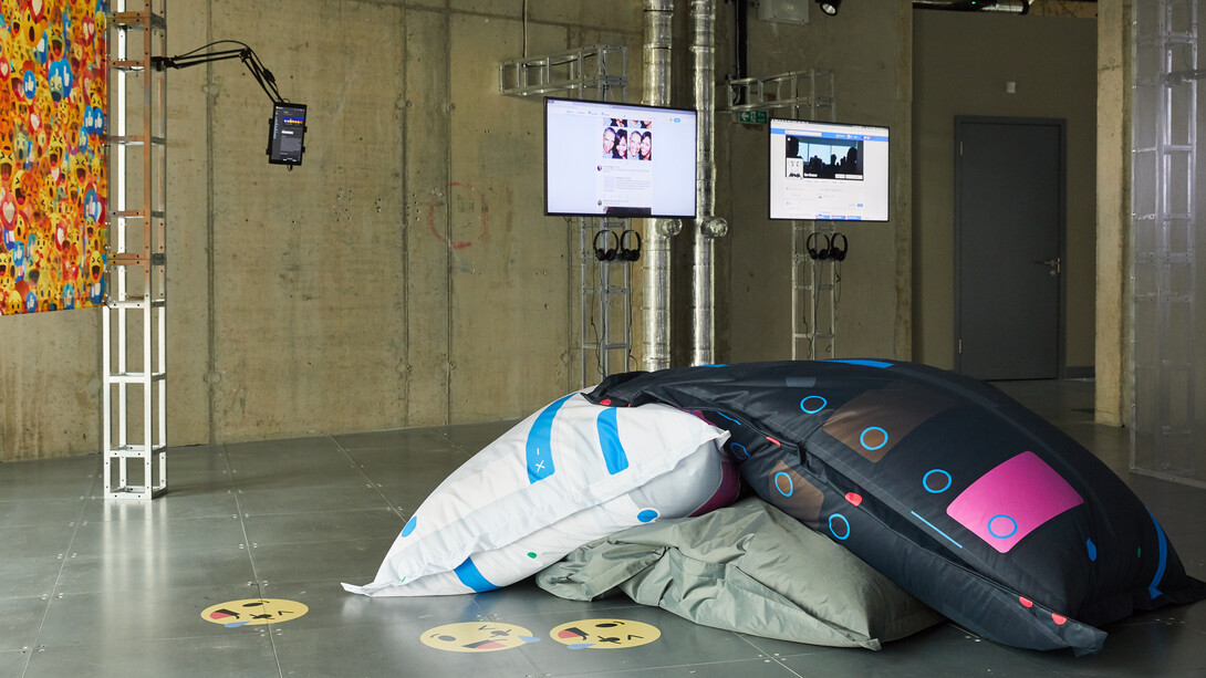 Ben Grosser. Software For Less, installation view. Courtesy of arebyte Gallery