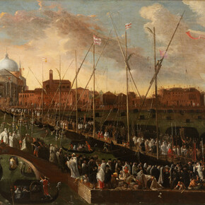 Joseph Heintz il Giovane, La processione del Redentore, Venezia, Museo Correr, inv. cl. I n. 2058. Cortesía de la Fundación Giorgio Cini