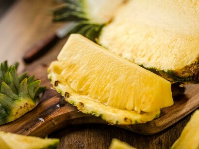 Fresh pineapples are the only known source of bromelain