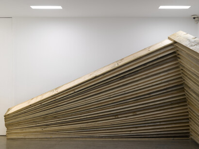 Virginia Overton, Solo Exhibition, White Cube Masons Yard, 16 January - 14 March 2015, © the artist 
Photo: George Darrell, Courtesy White Cube 
