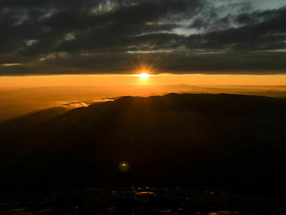 Massis del Montseny des de el Turó de l'Home, Cataluña, España