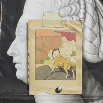 Mary Reid Kelley, Marie Antoinette and Lassie (detail), 2025. Courtesy of Pilar Corrias Gallery