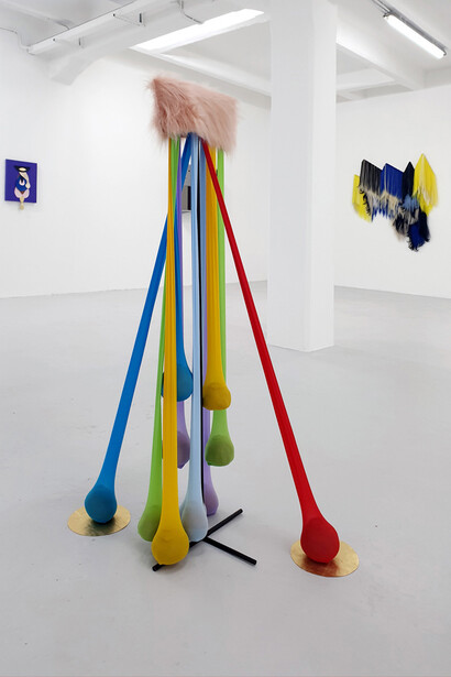 Installation view: Sali Muller - Élle de Bernardini - Hiva Alizadeh
Courtesy of The Flat