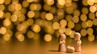 Figuritas de María, José y el niño Jesús