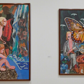 The Art of Steven Campbell, Exhibition view. Courtesy of Marlborough Fine Art