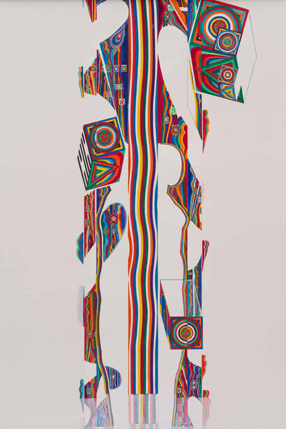Josaku Maeda, Metaphysical space (Fire no.3), 1966-67. Courtesy of Tokyo Gallery + BTAP